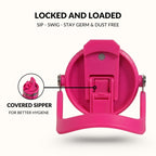 PickSip 40 Insulated Tumbler With Top Handle Electric Fuchsia Pink 1200ml Nestasia