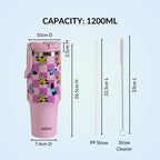 Minions Hide And Seek PickSip 40 Bottle 1200ml Pink Nestasia
