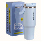 PickSip 40 Insulated Tumbler With Top Handle Baby Blue Jay 1200ml Nestasia