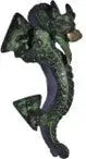 Luxury Brass Door Pull Handle | Artistic Home Decor for Nature Lovers | Brass Peacock Door Handle ( Brown, 7.5inch)