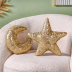 Moon And Star Sequin Throw Pillow Set Of 2 Nestasia