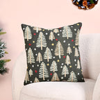 Pine Trees Under The Night Sky Sofa Cushion Cover 40x40cm Nestasia