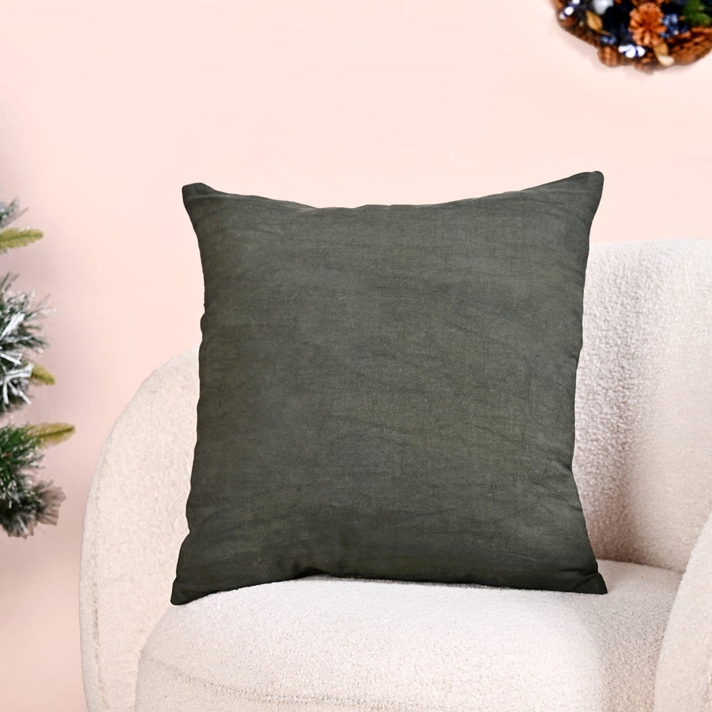 Pine Trees Under The Night Sky Sofa Cushion Cover 40x40cm Nestasia