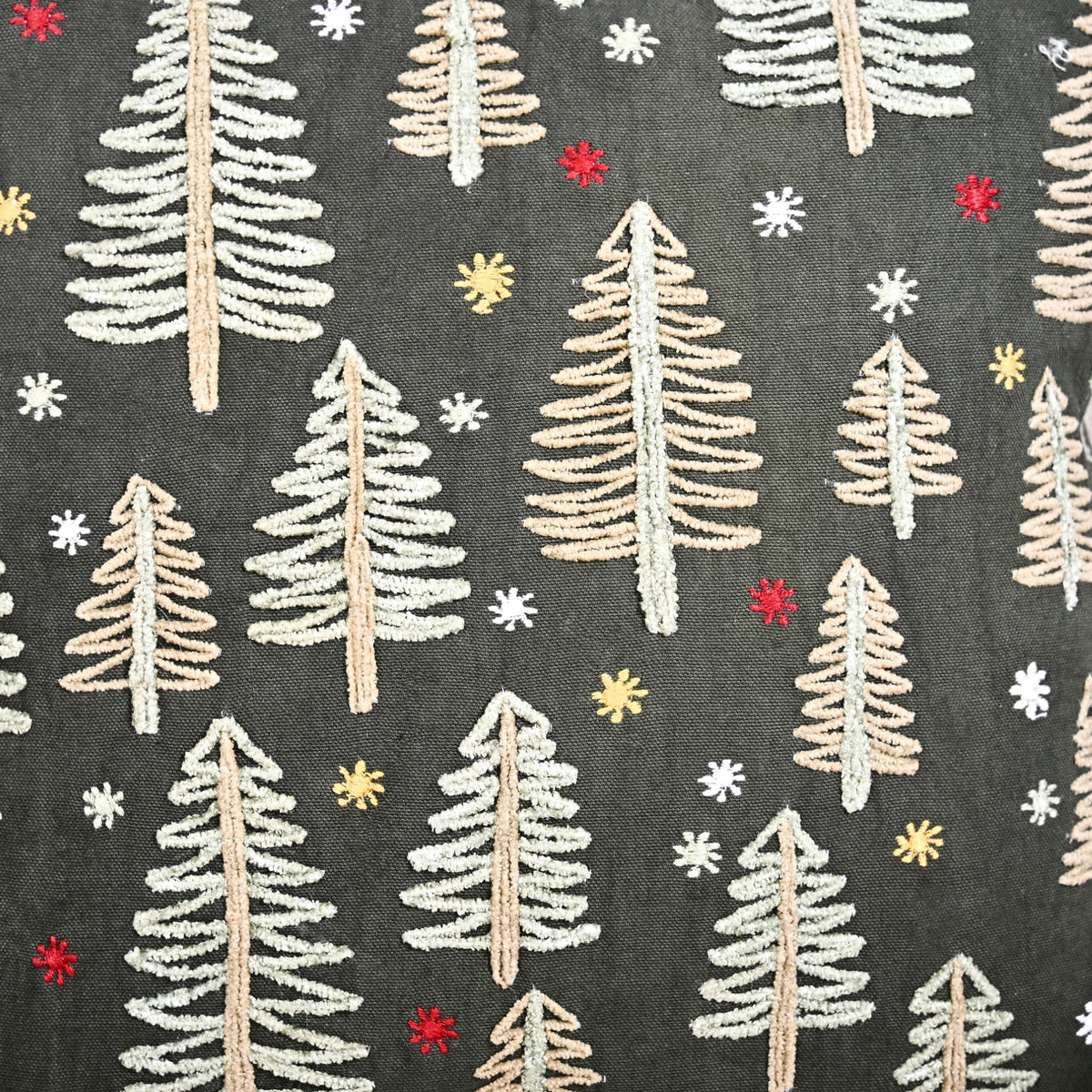 Pine Trees Under The Night Sky Sofa Cushion Cover 40x40cm Nestasia