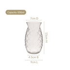 Pineapple Drinking Glass Set Of 2 500ml Nestasia