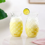 Pineapple Drinking Glass Set Of 2 500ml Nestasia