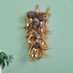 Pinecone Organic Handmade Wall Hanging Set Of 2 Nestasia