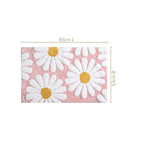 Pink Roseate Cotton Anti Slip Floor Mat 85x53cm Nestasia