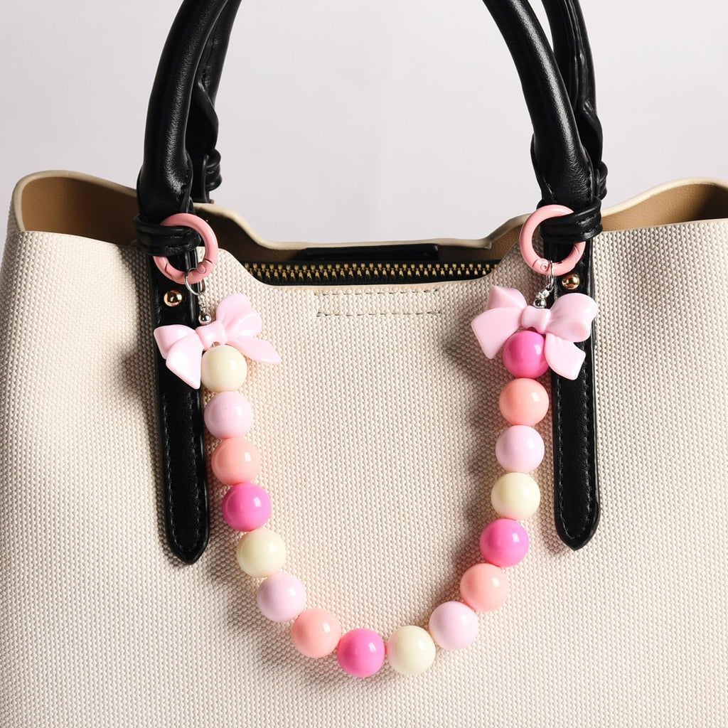 Pink Paradise Beaded Keychain Nestasia