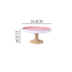 Cake Stand Pink 9.5 Inch Nestasia