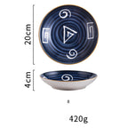 Nitori Ceramic Deep Plate Large 8inch Nestasia