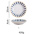 Nitori Ceramic Deep Plate Large 8inch Nestasia