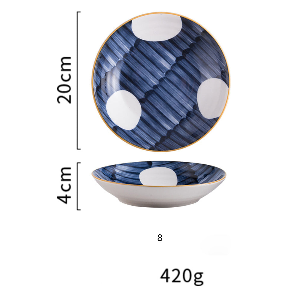 Hand painted Dinner Set Nitori Nestasia