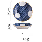 Hand painted Dinner Set Nitori Nestasia
