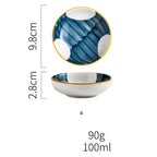 Hand painted Dinner Set Nitori Nestasia