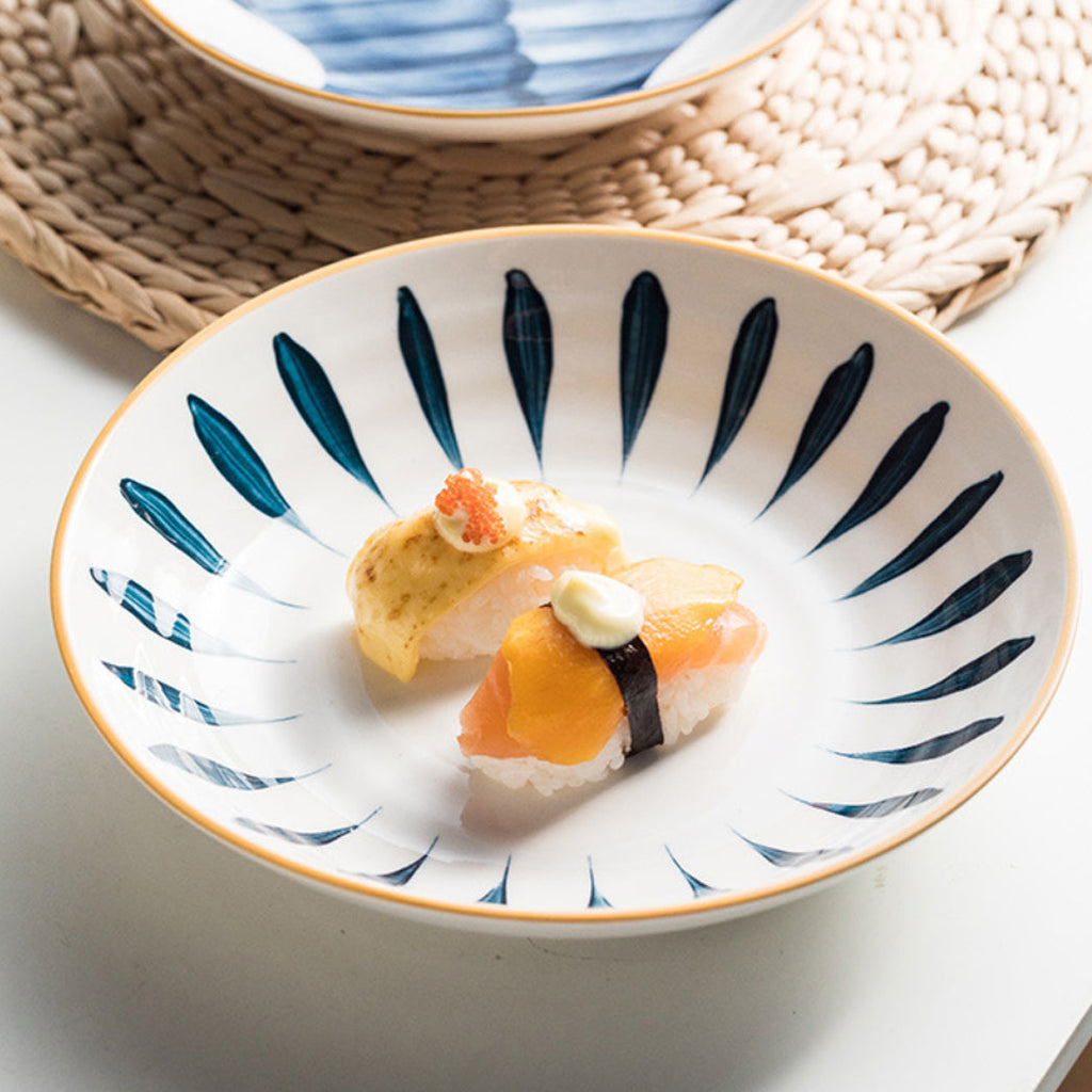 Nitori Ceramic Deep Plate Large 8inch Nestasia