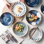 Nitori Ceramic Deep Plate Large 8inch Nestasia