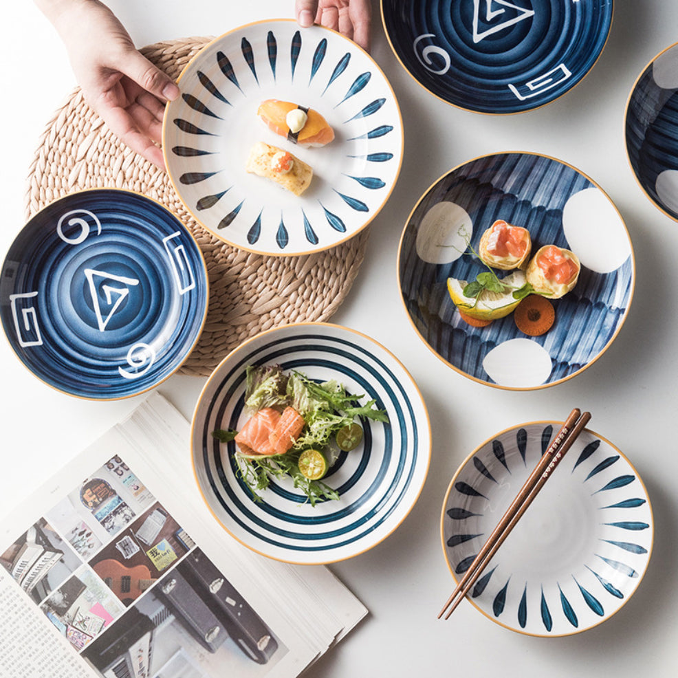 Nitori Ceramic Deep Plate Large 8inch Nestasia