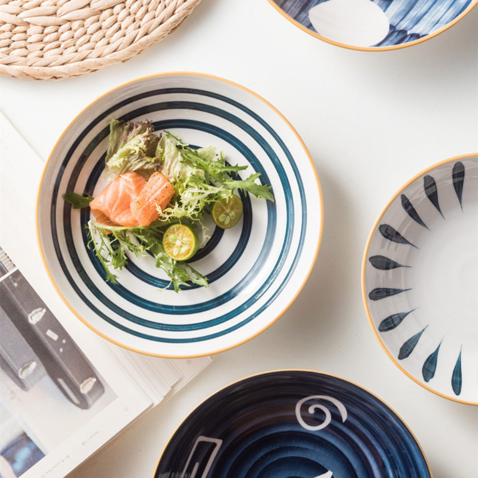 Nitori Ceramic Deep Plate Large 8inch Nestasia