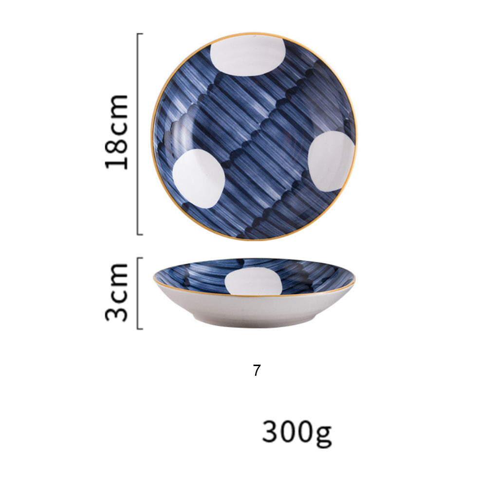 Hand painted Dinner Set Nitori Nestasia
