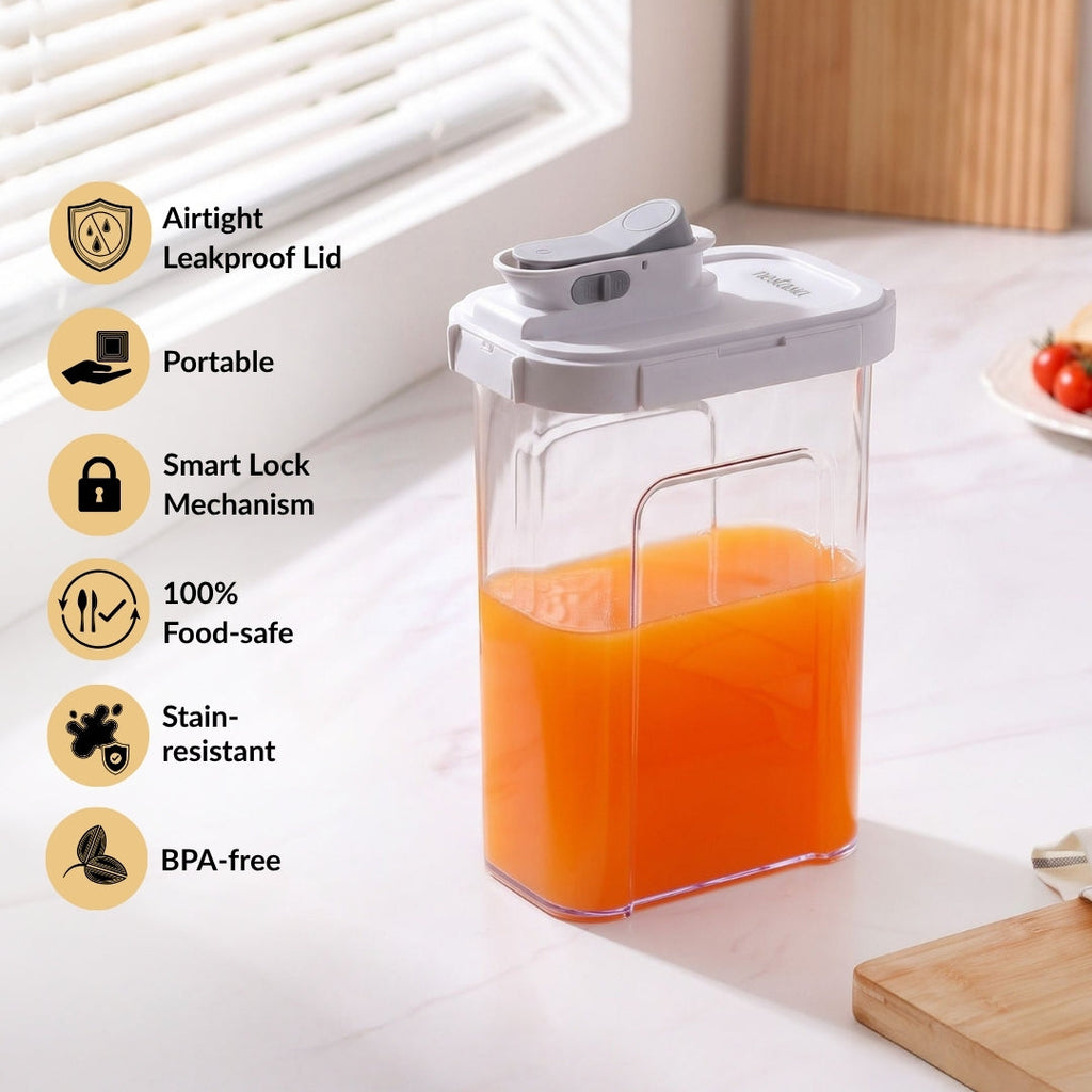 Lock Press Beverage Dispenser 2050ml Nestasia
