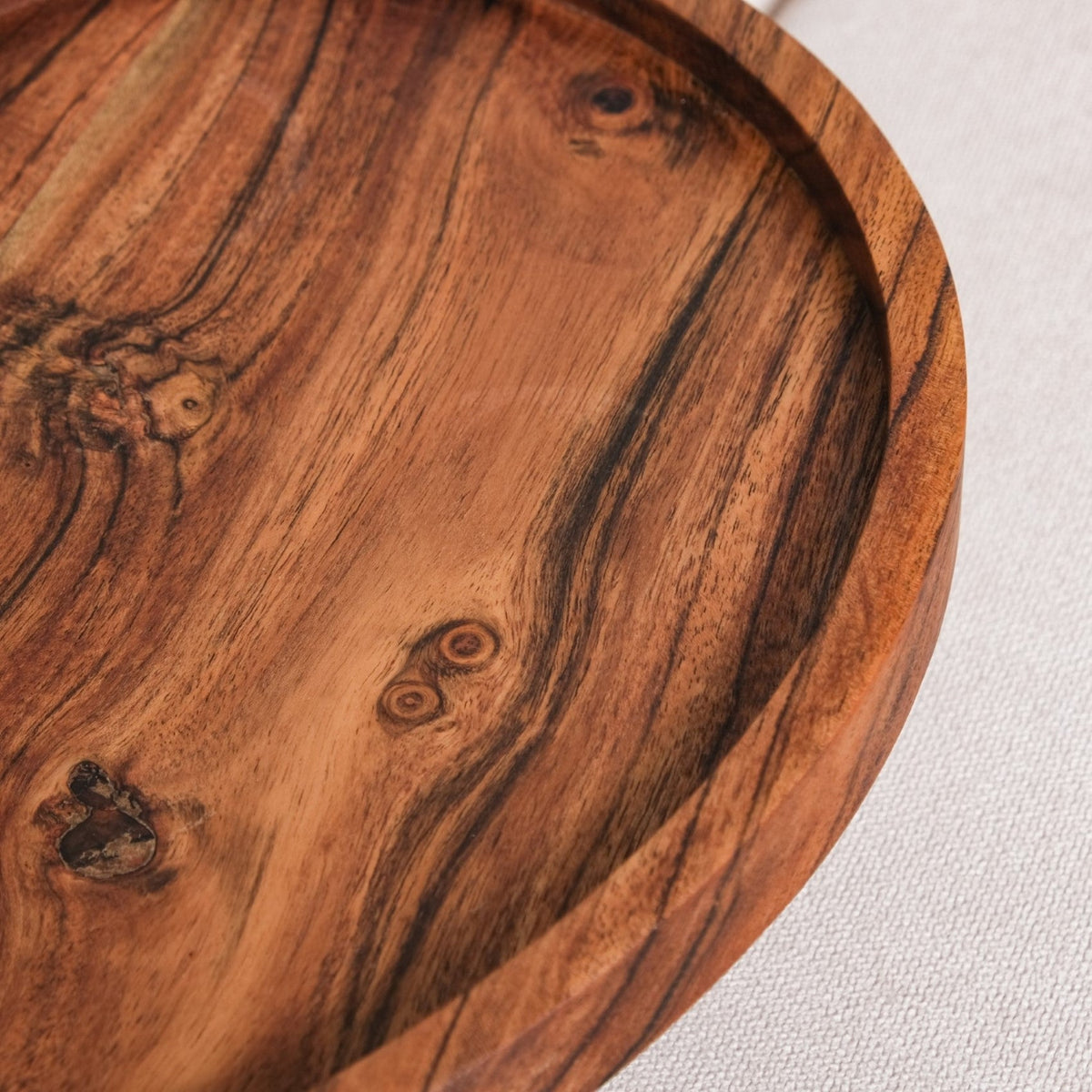 Wooden Sofa Serving Tray Nestasia