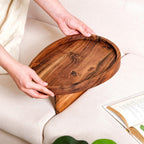 Wooden Sofa Serving Tray Nestasia
