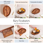 Wooden Sofa Serving Tray Nestasia