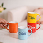 Positive Affirmation Stackable Mugs Set Of 4 280ml Nestasia