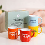 Positive Affirmation Stackable Mugs Set Of 4 280ml Nestasia