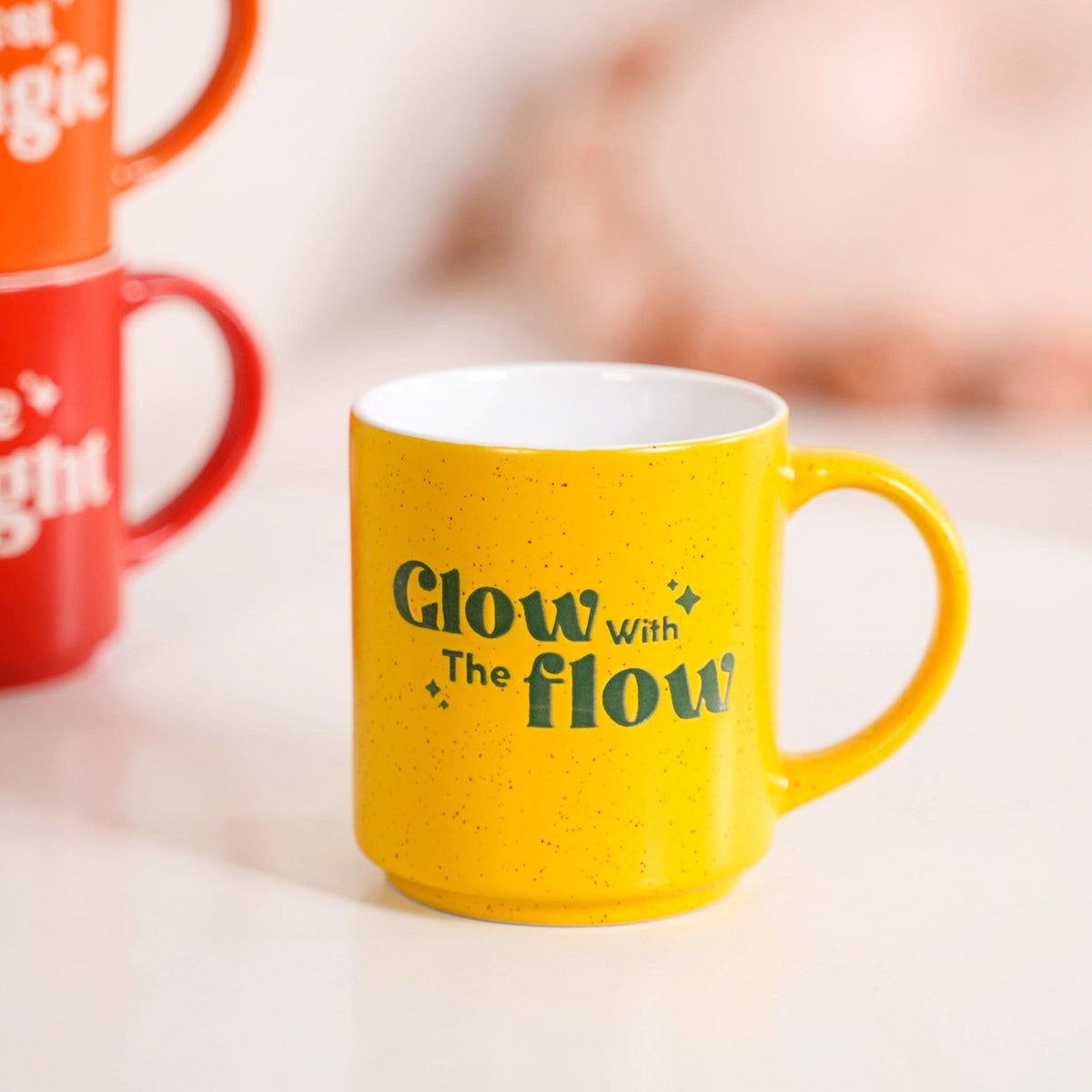 Positive Affirmation Stackable Mugs Set Of 4 280ml Nestasia