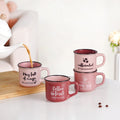 PourFect Mugs Set Of 4 Pink 170ml Nestasia