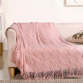 Powder Pink Comfort Throw Nestasia