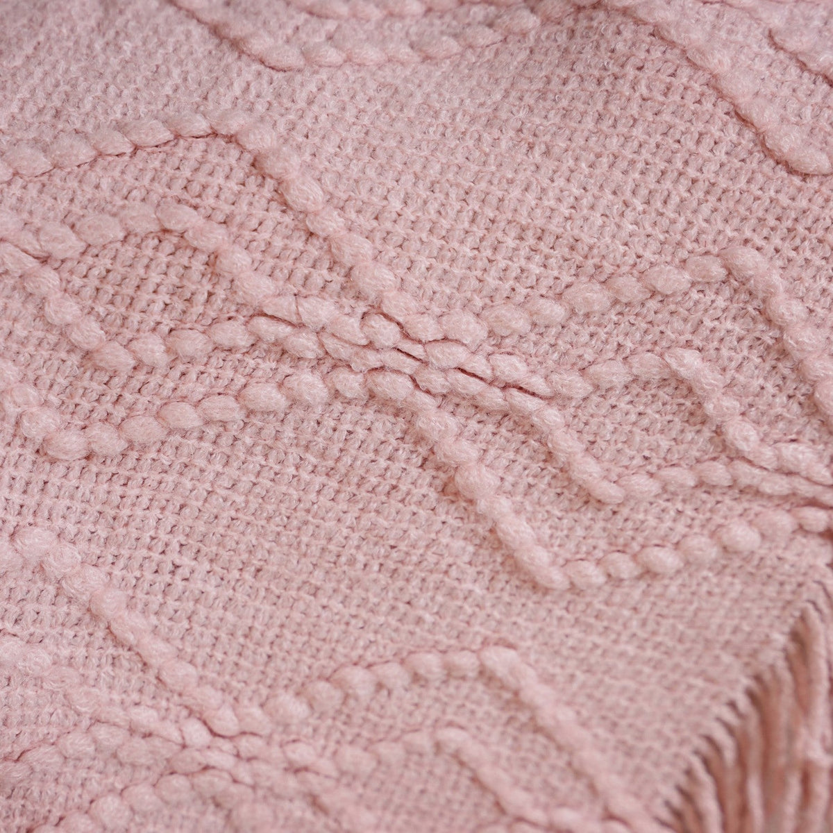Powder Pink Comfort Throw Nestasia