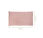 Powder Pink Comfort Throw Nestasia