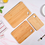 Premium Bamboo Serving Board Set Of 3 Nestasia