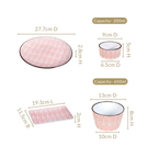 Baroque Pink 16 Piece Ceramic Dinner Set For 4 Nestasia