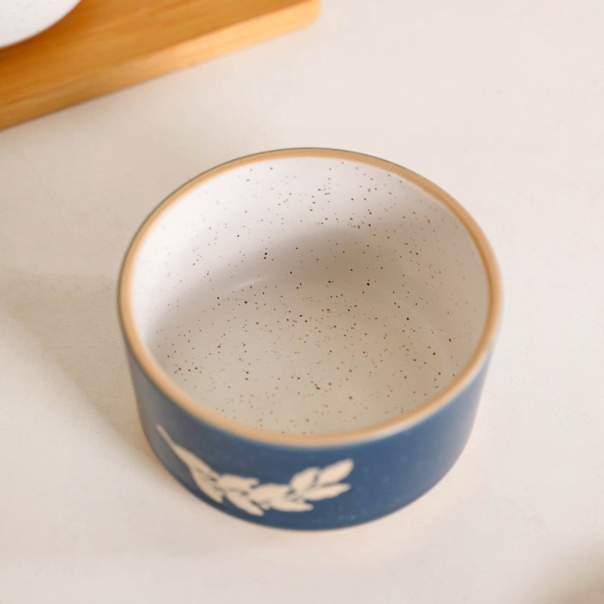 Spring Leaf Ceramic Snack Bowl Set Of 4 180ml Nestasia