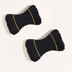 Premium Quilted Car Neck Rest Pillow Set Of 2 Black Nestasia