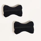 Premium Quilted Car Neck Rest Pillow Set Of 2 Black Nestasia