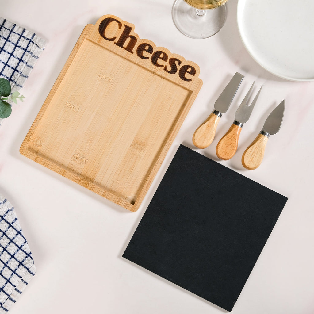 Premium Slate Cheese Board Set Of 4 Nestasia