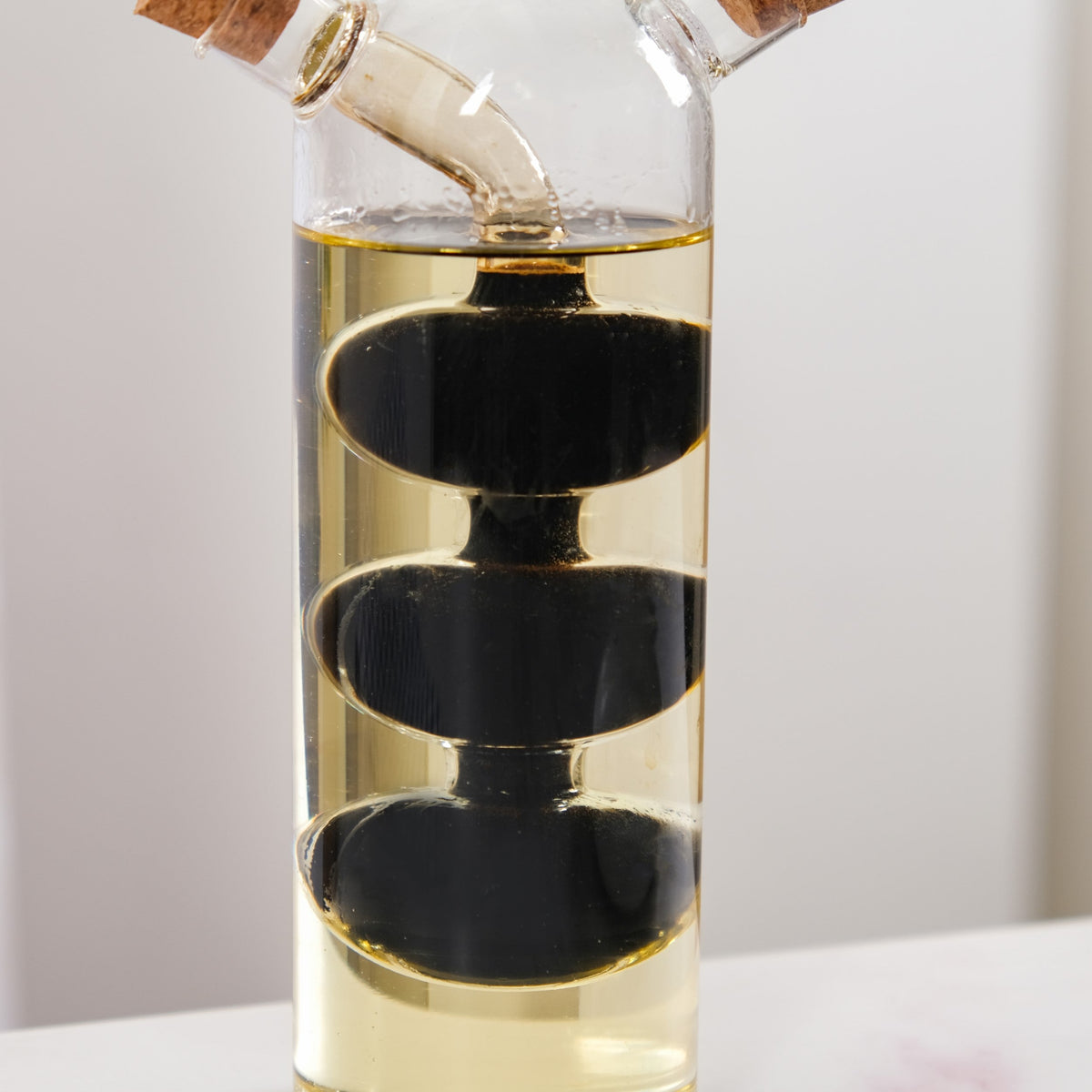 Borosilicate Cruet Bottle For Olive Oil And Balsamic Vinegar Nestasia