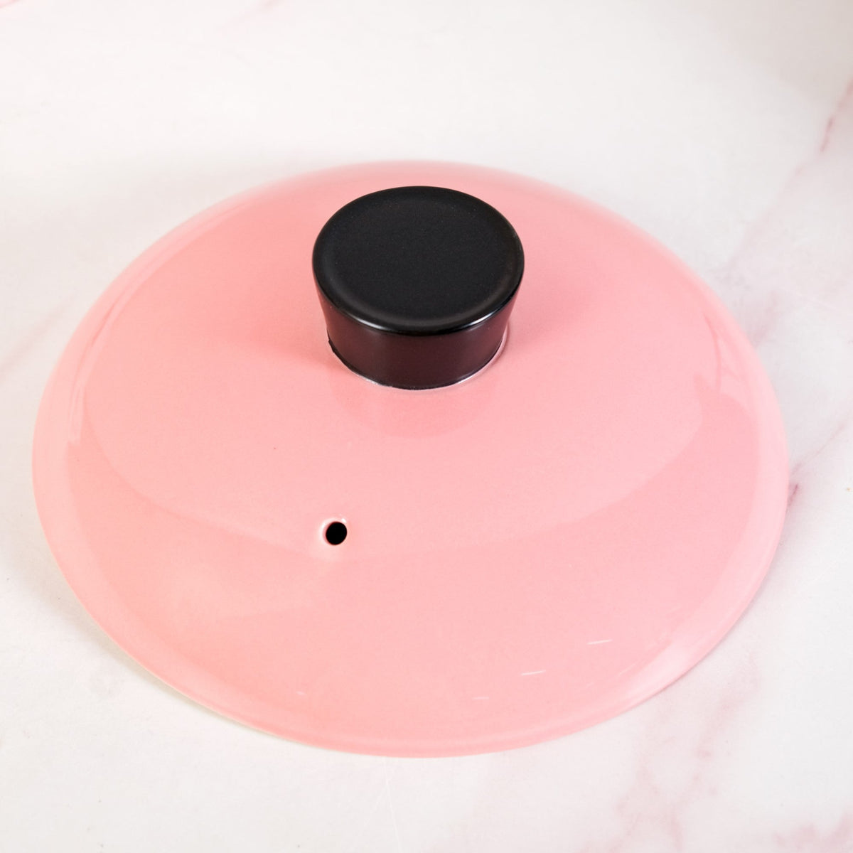 Flamora Ceramic Cooking Pot Pink 3600ml Nestasia