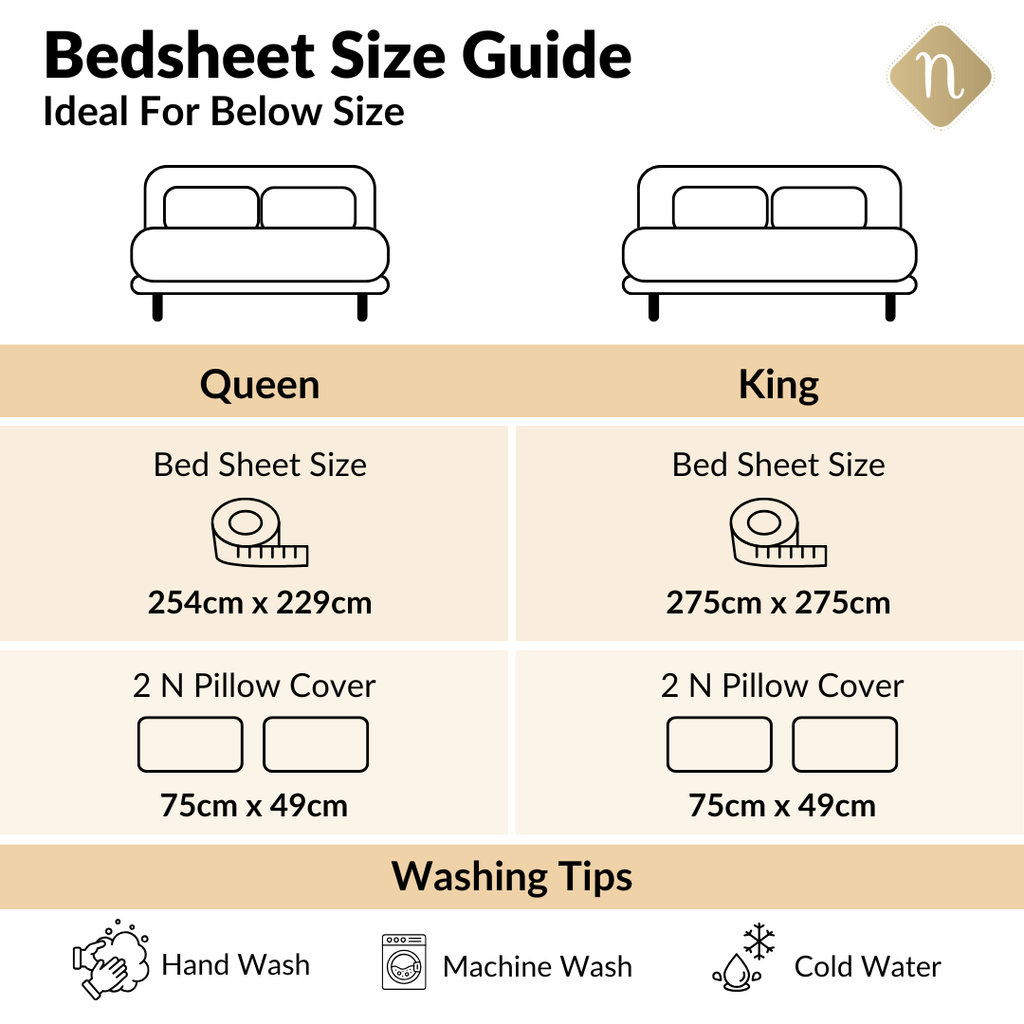 Coastal Chateau King Size Printed Cotton Bedding Set 275x275cm Nestasia
