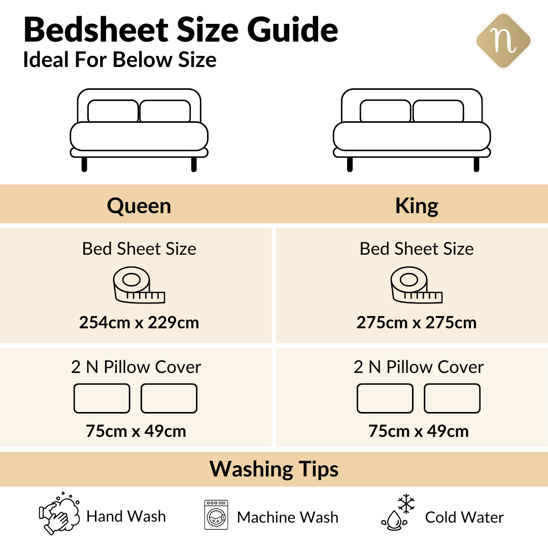 Frostbloom Queen Size Bedding Set 254x229cm Nestasia