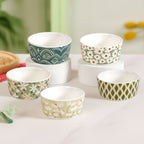 Sage Scape 5 Snack Bowls With Tray And Toothpick Set Nestasia