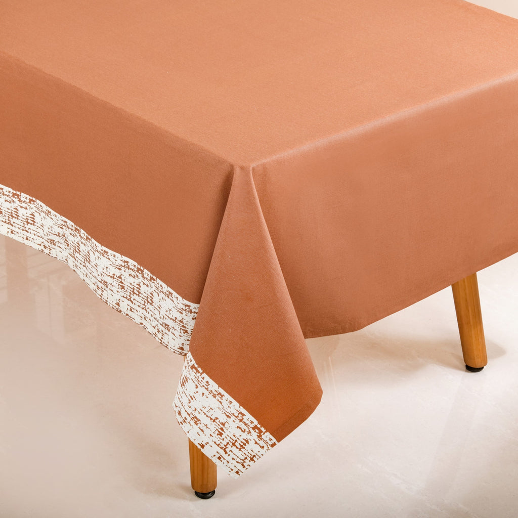 Mocha Fern 8 Seater Table Cloth 274x152cm Nestasia