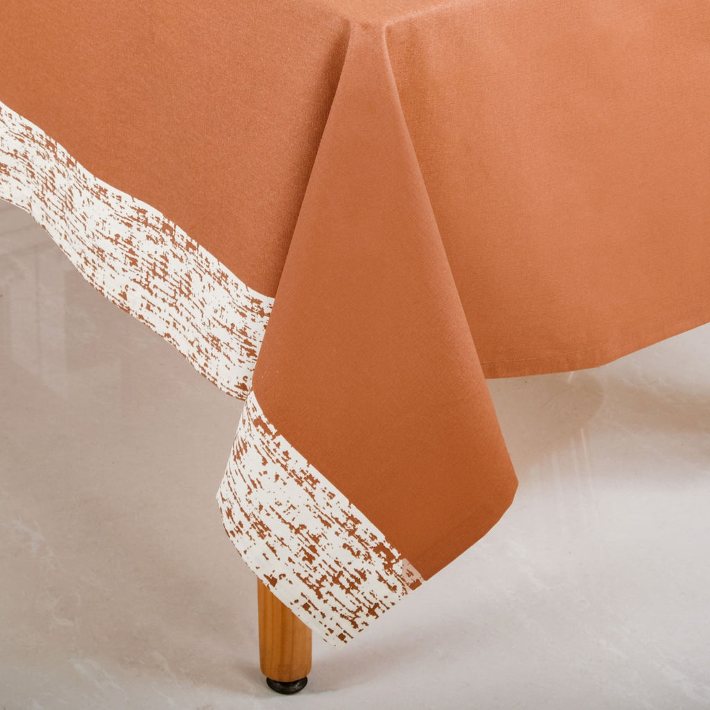 Mocha Fern 8 Seater Table Cloth 274x152cm Nestasia