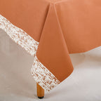 Mocha Fern 8 Seater Table Cloth 274x152cm Nestasia