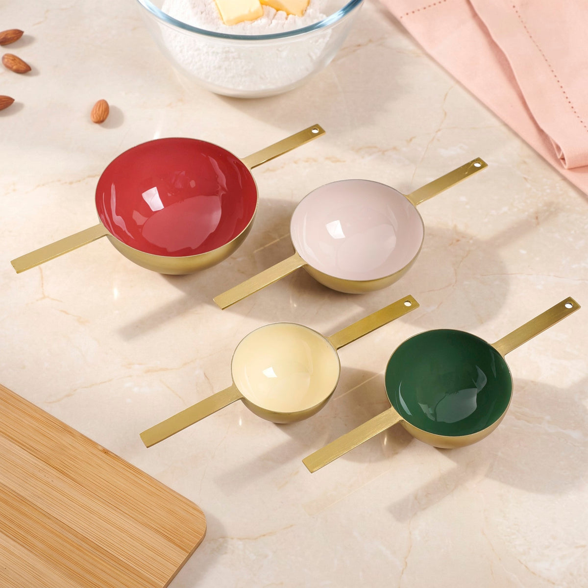 Prisma Stainless Steel Measuring Cup Set Of 4 Nestasia